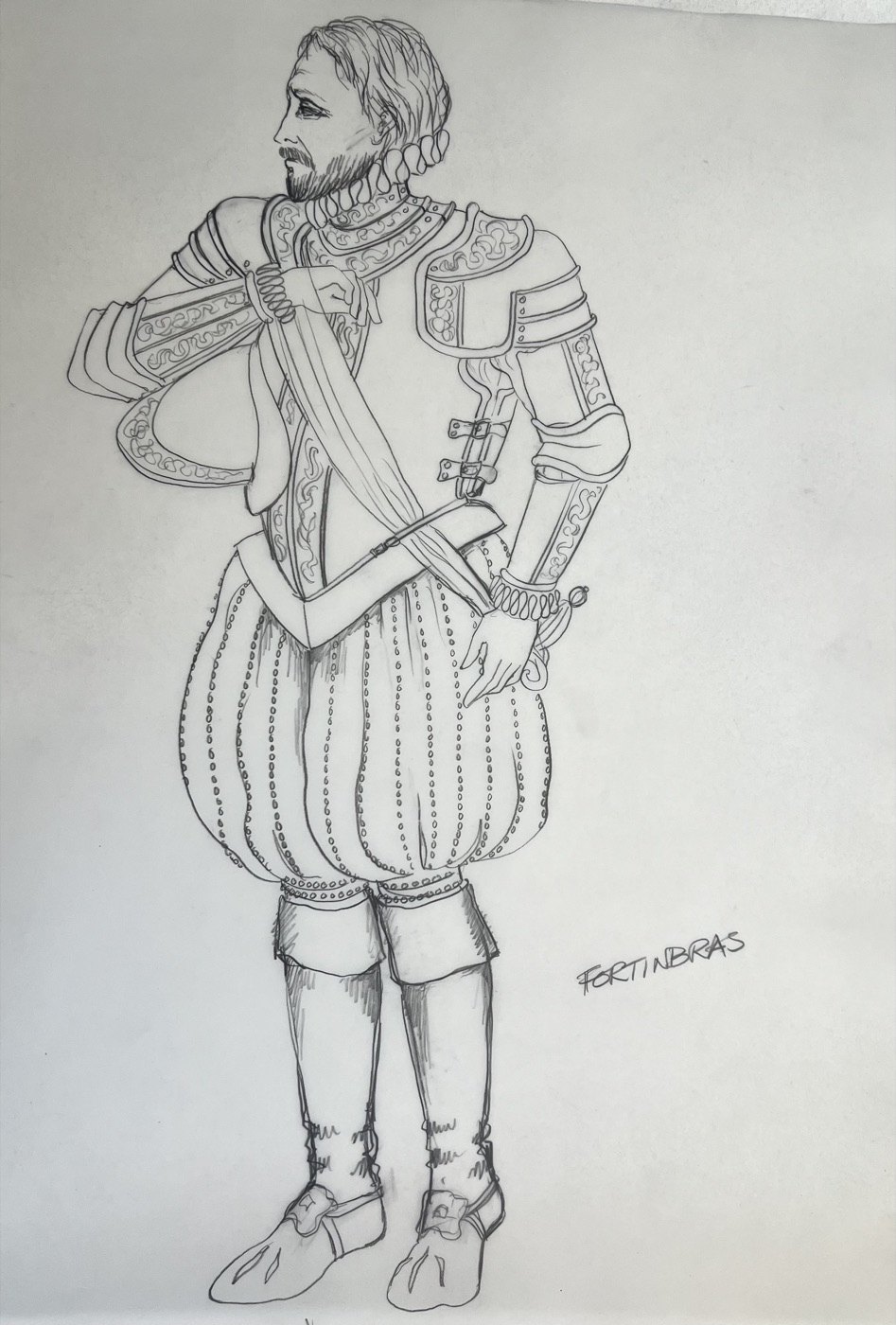 Fortinbras, costume design, Hamlet