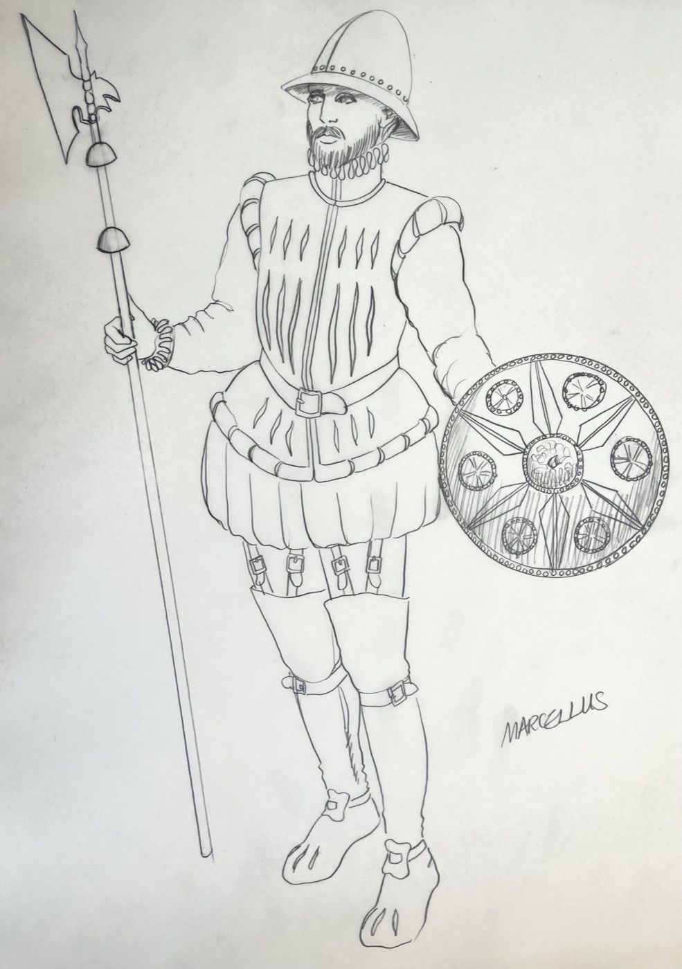 Marcellus, costume design, Hamlet