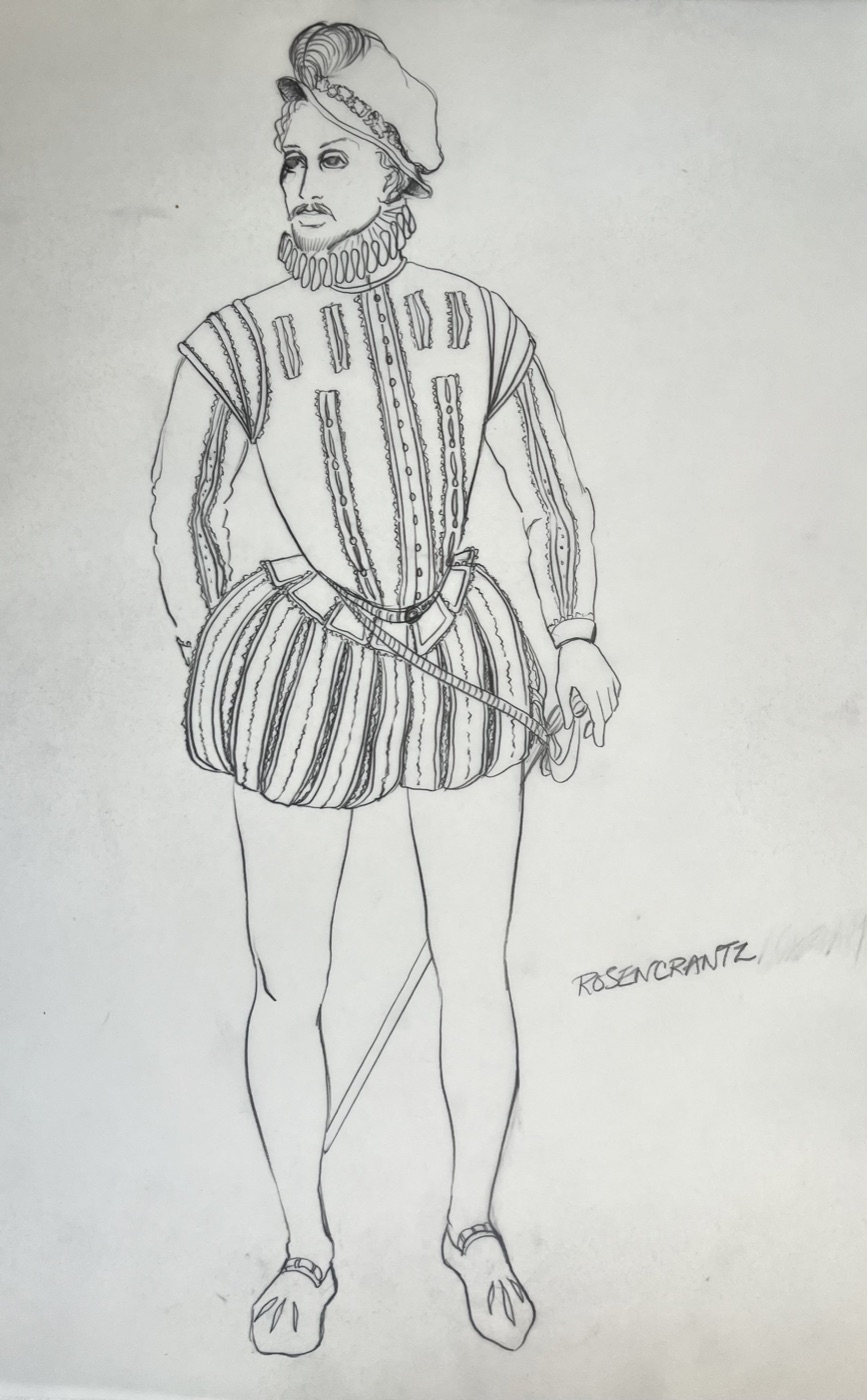 Rosencrantz, costume design, Hamlet