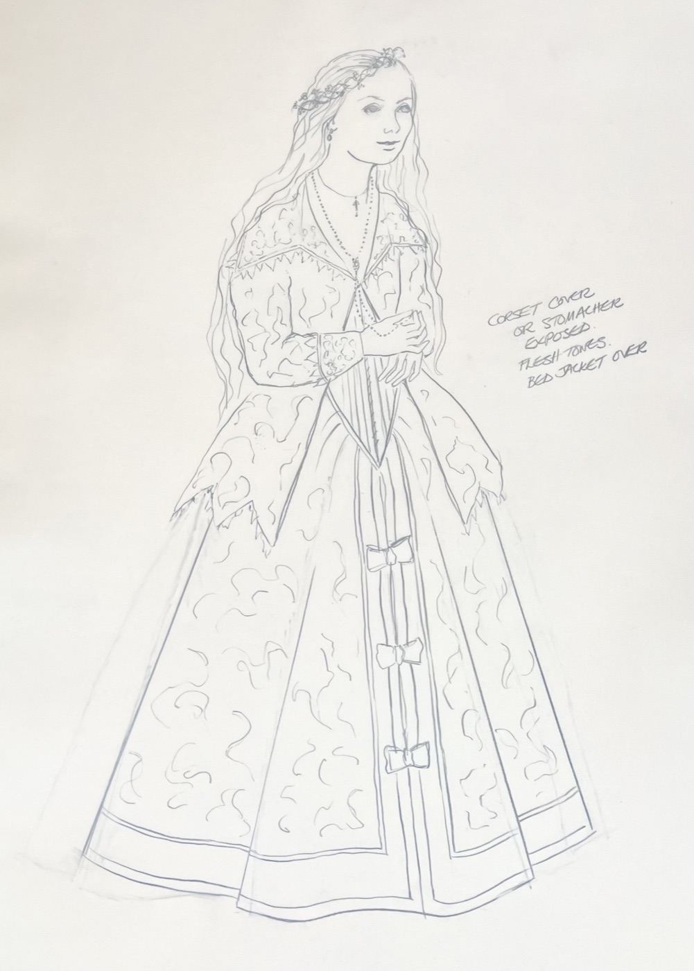 Costume sketch, Hamlet