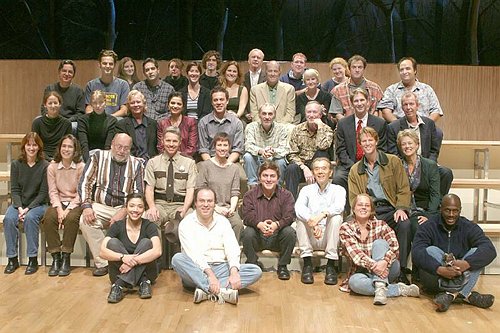 Book of Days full company, Signature Theatre
