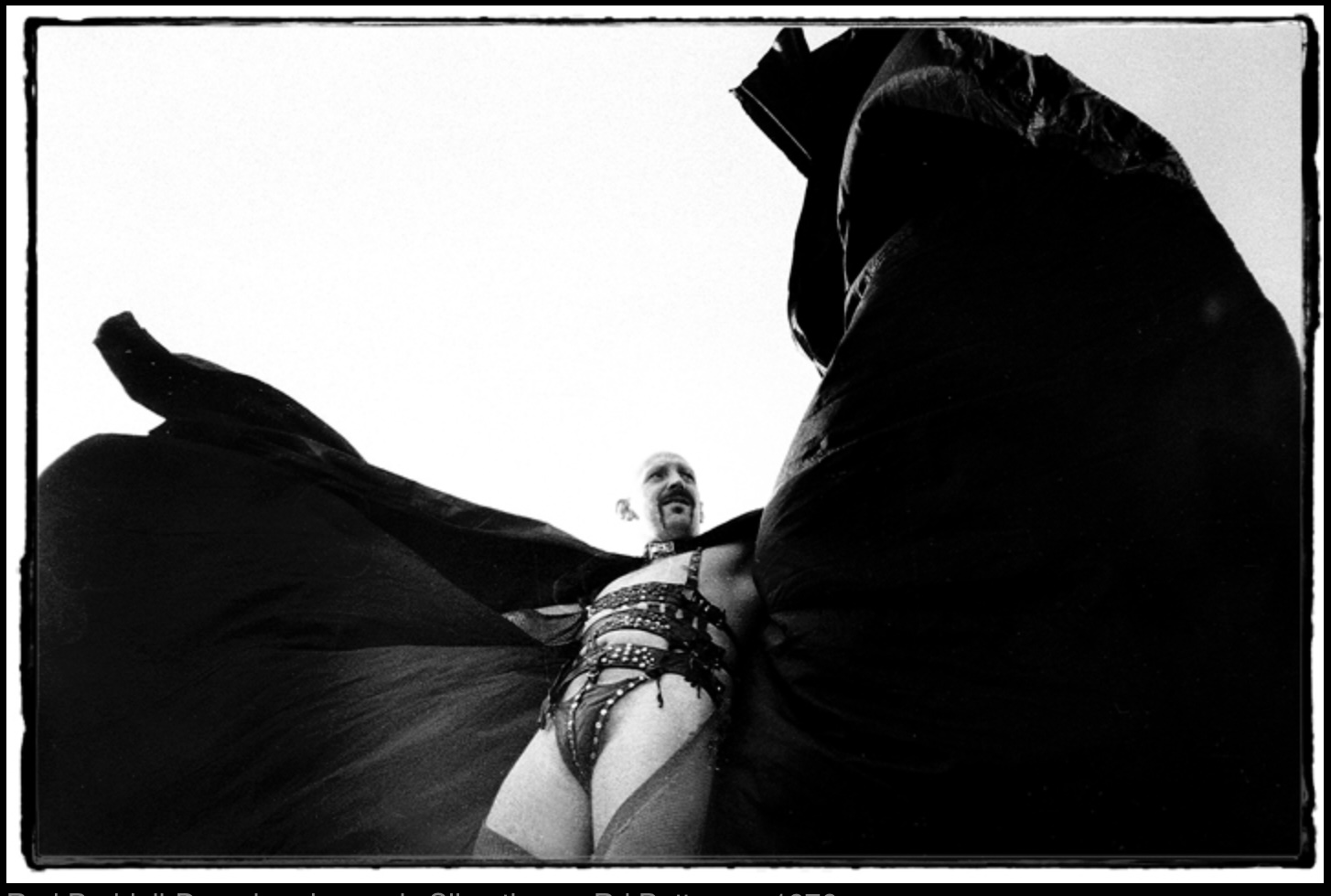 Rod Bedell as Dracula, publicity photograph, Pip Simmons Theatre Group